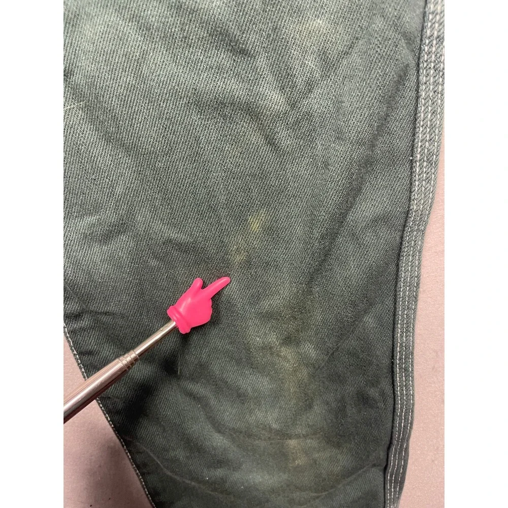 PacSun Slim Trousers Cotton Twill Green 31x32 Mens